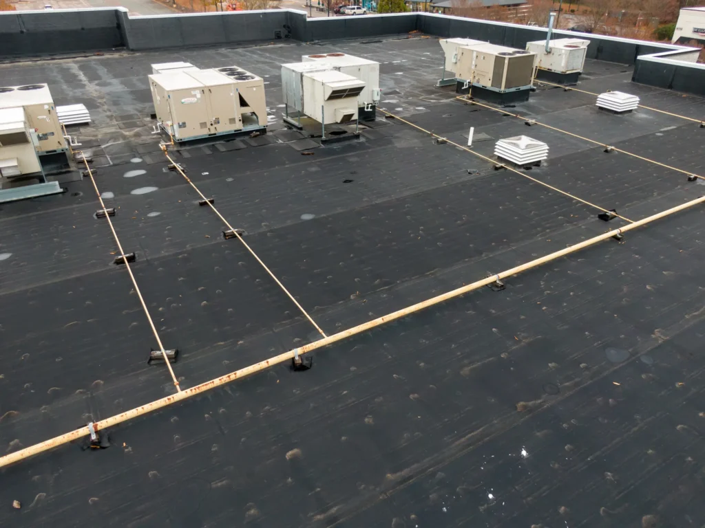Stock Commercial Roof Photos - Drone